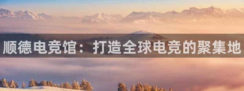 完美电竞官网首页：顺德电竞馆：打造全球电竞的聚集地